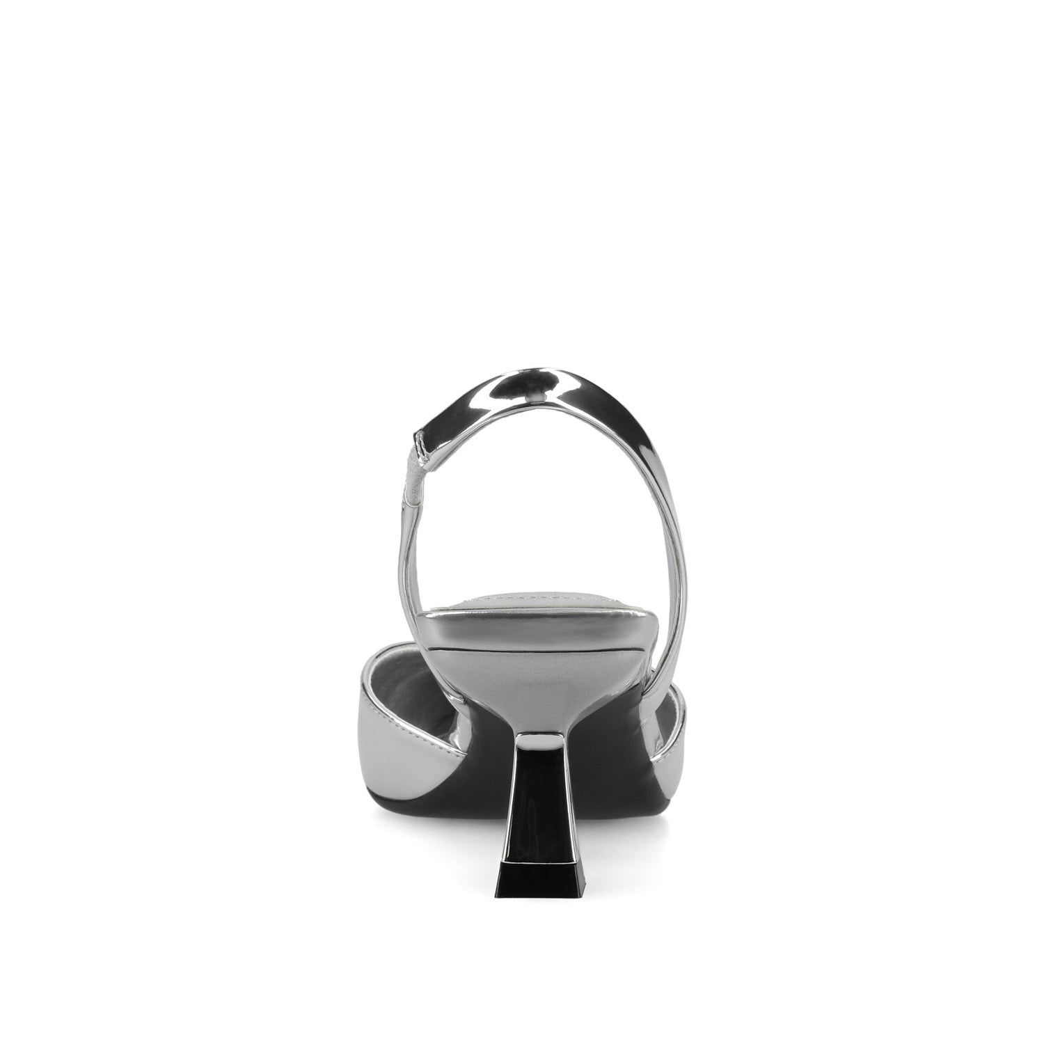 FALLON SLING BACK HEELS - Silver