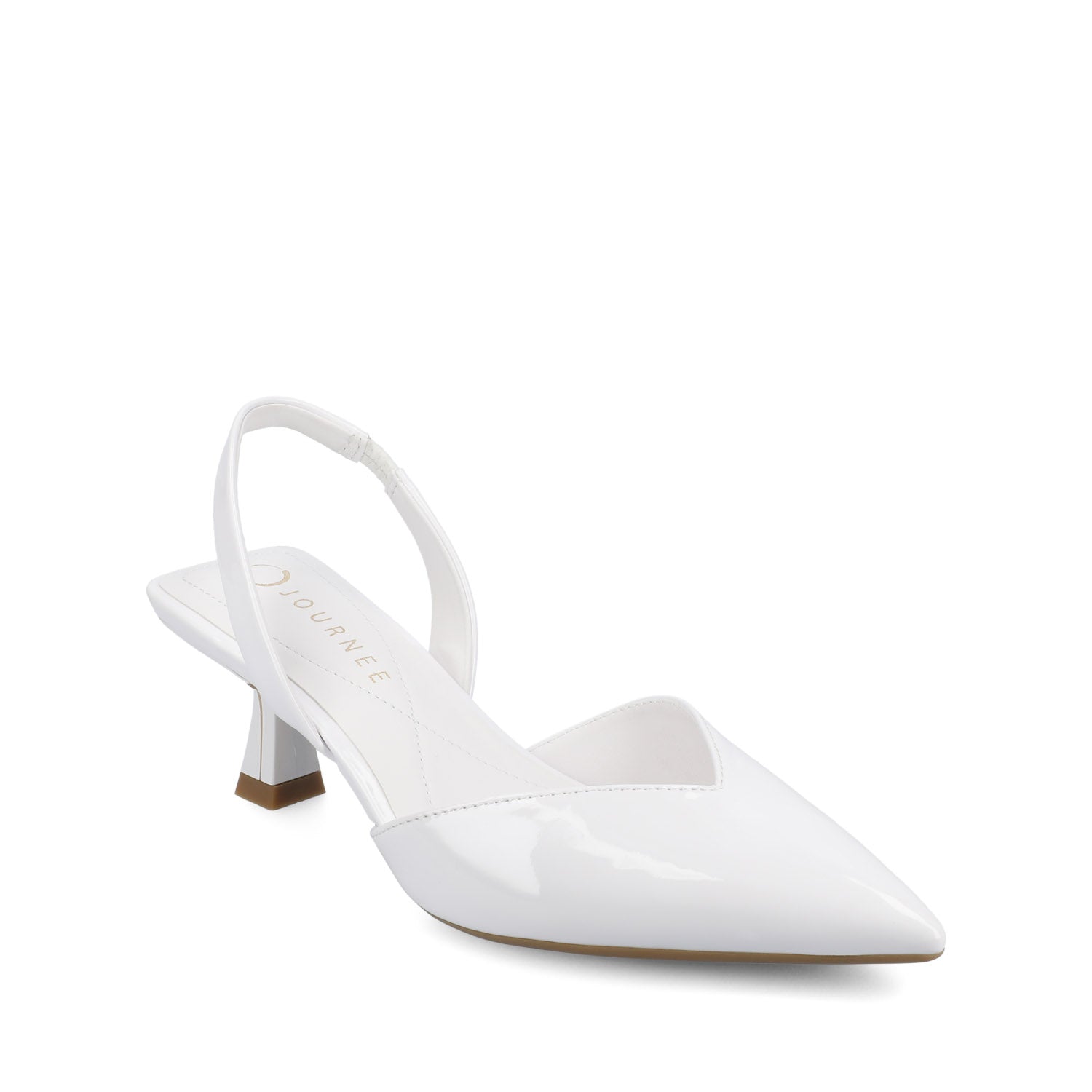 FALLON SLING BACK HEELS - White