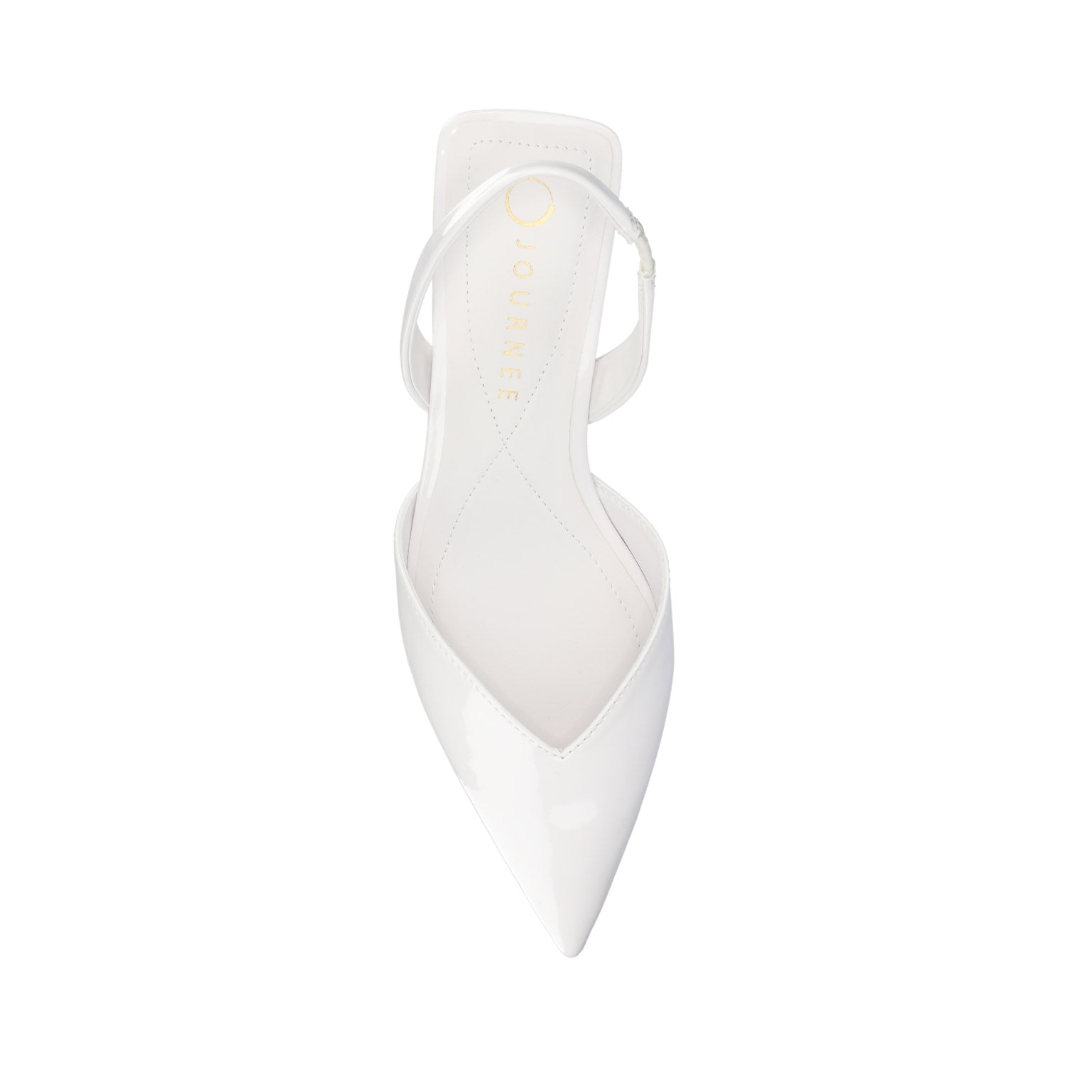 FALLON SLING BACK HEELS - White