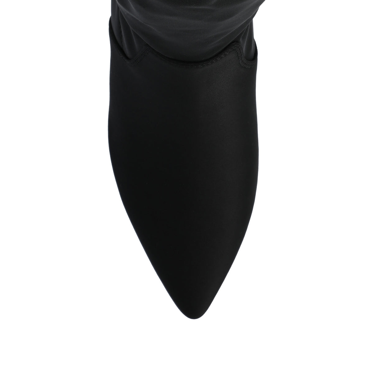 FARAH STRETCH KNEE HIGH WIDE CALF BOOTS-Black
