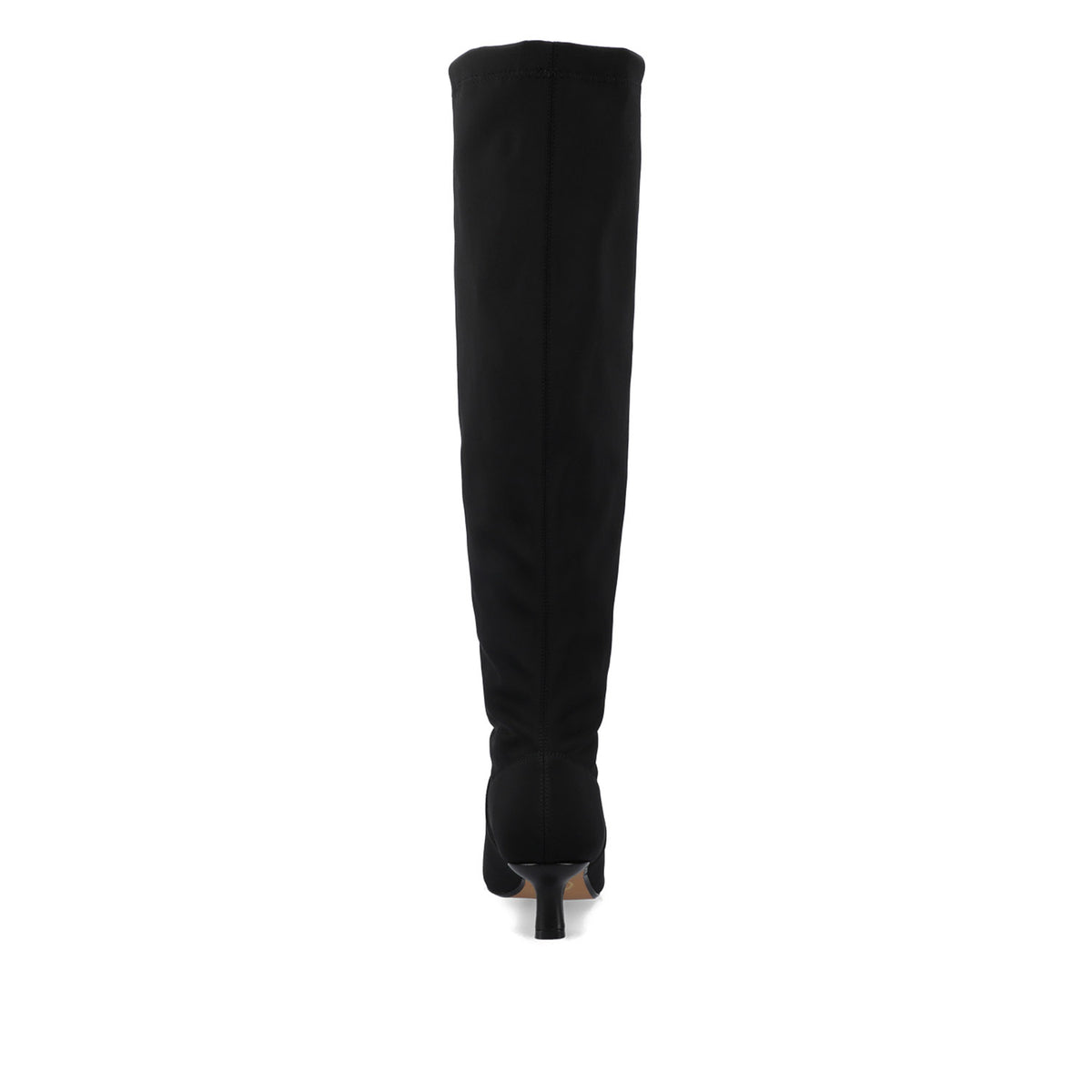 FARAH STRETCH KNEE HIGH WIDE CALF BOOTS-Black