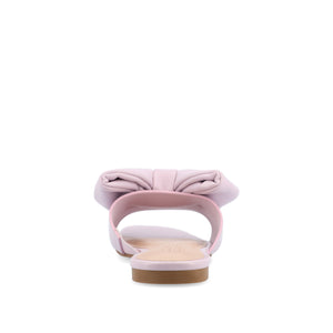 FAYRE PUFFED SLIDE SANDALS IN WIDE