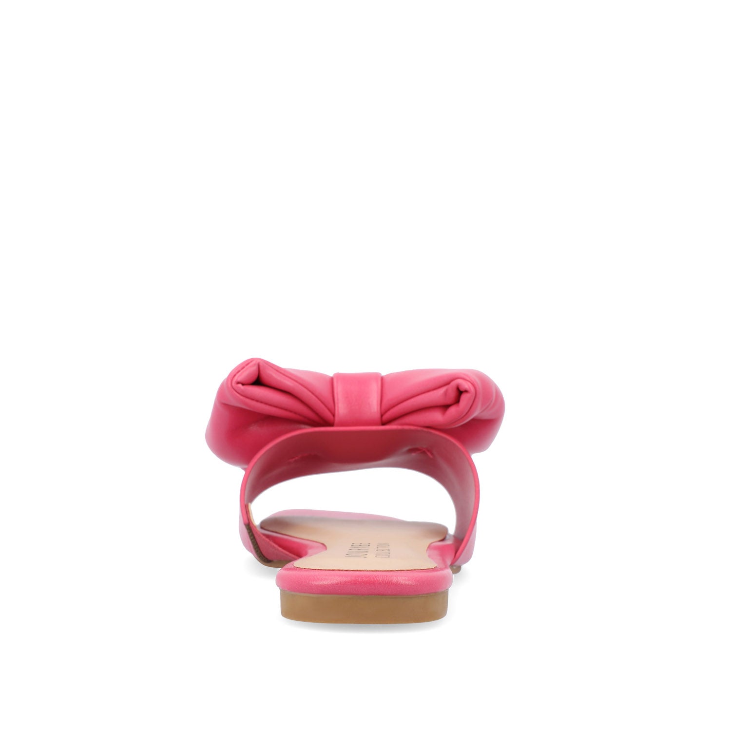 FAYRE PUFFED SLIDE SANDALS IN WIDE - Pink PU