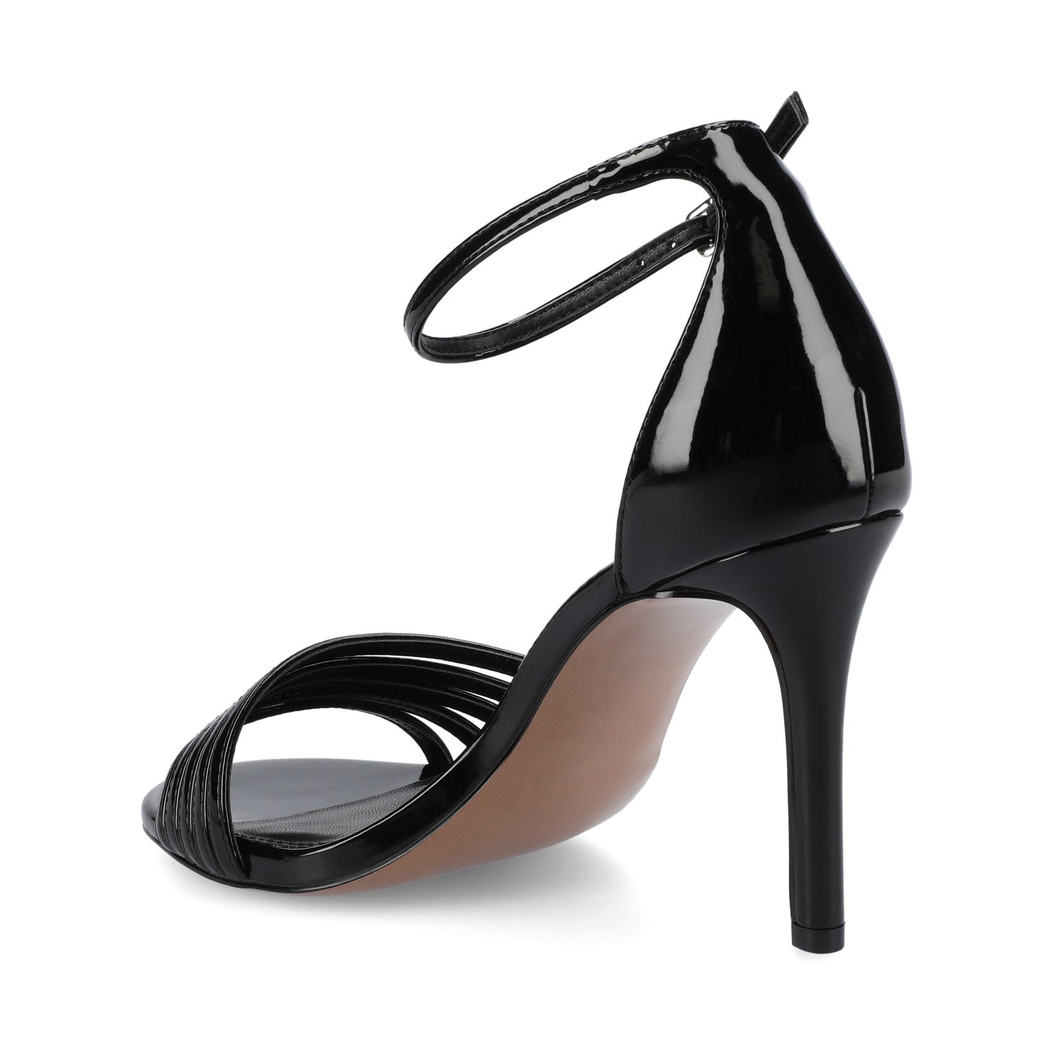 FELICITY STRAPY SANDALS - Patent/Black