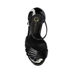 FELICITY STRAPY SANDALS - Patent/Black