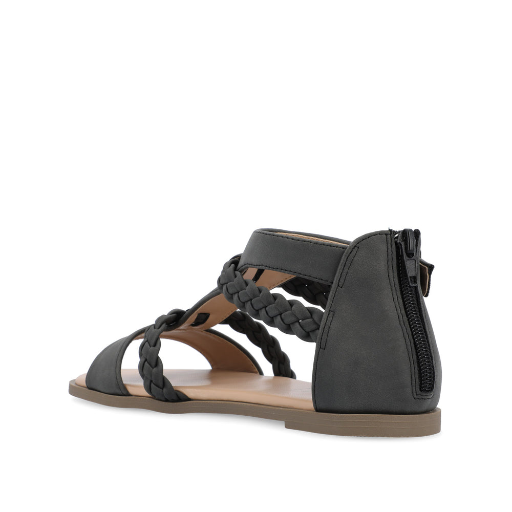 FLORENCE GLADIATOR SANDAL IN FAUX LEATHER