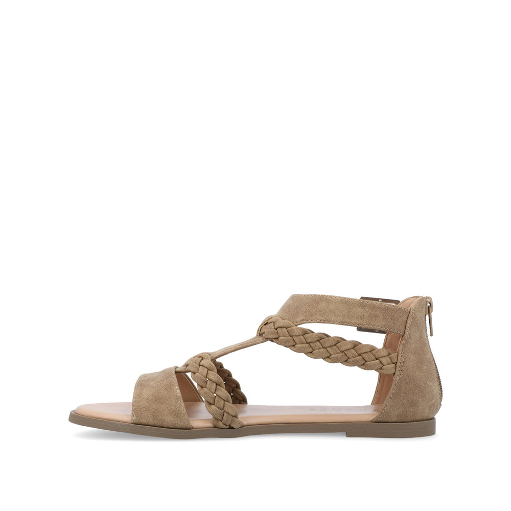 FLORENCE GLADIATOR SANDAL IN FAUX LEATHER