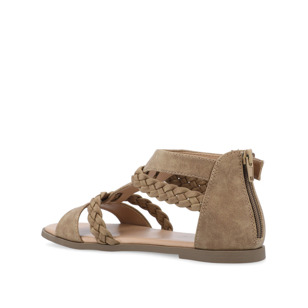 FLORENCE GLADIATOR SANDAL IN FAUX LEATHER