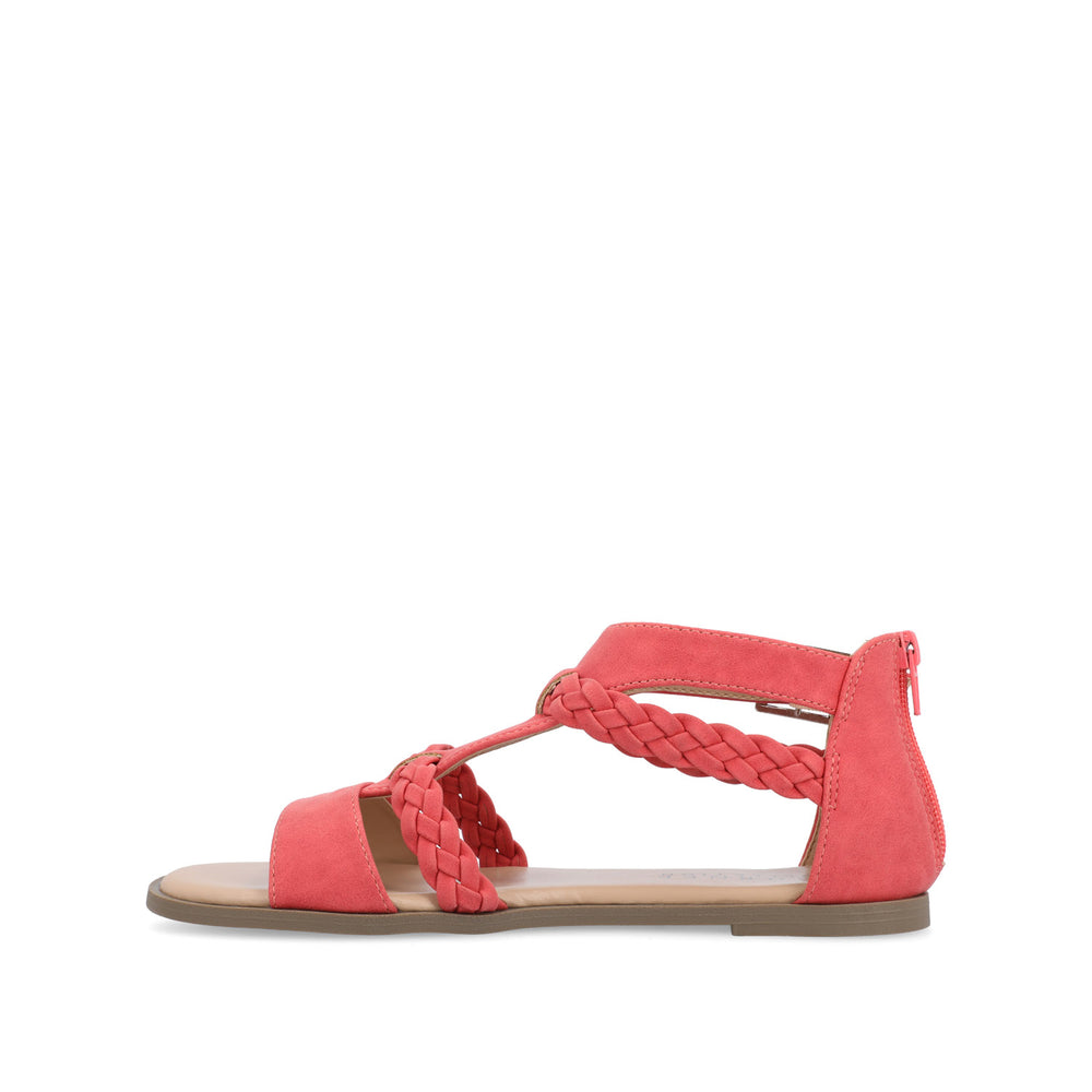 FLORENCE GLADIATOR SANDAL IN FAUX LEATHER