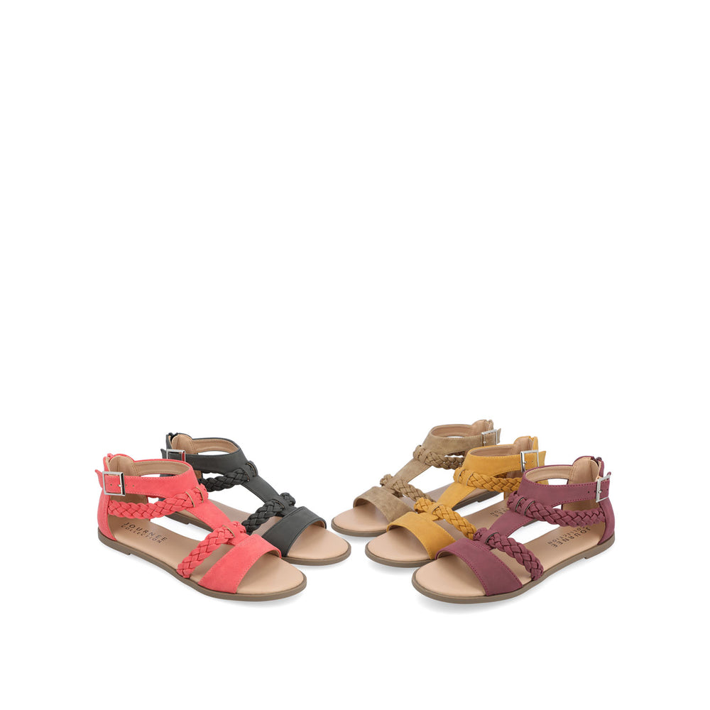 FLORENCE GLADIATOR SANDAL IN FAUX LEATHER