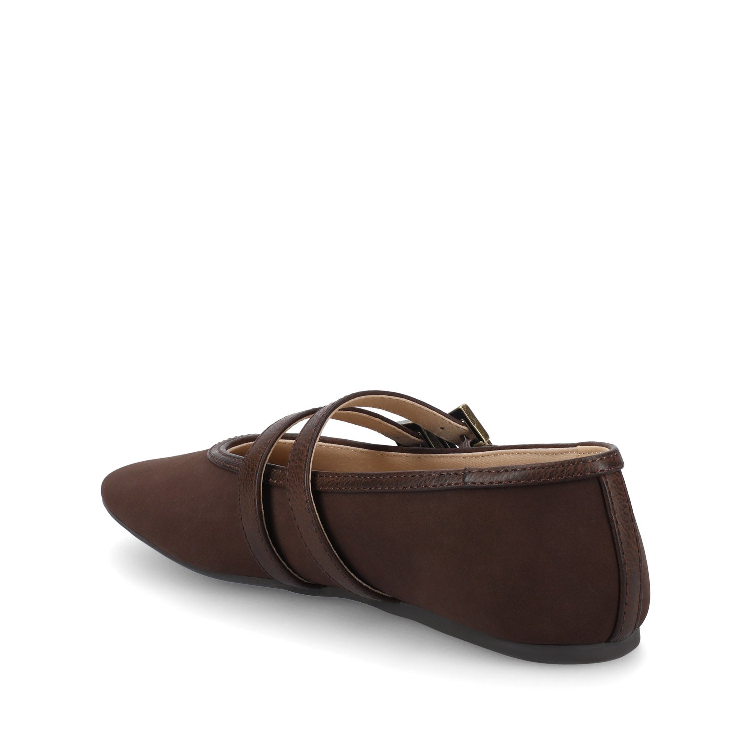 FLORENE MARY JANE WESTERN FLATS - Chocolate