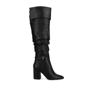 FLORETTA OVER THE KNEE BOOTS-Black