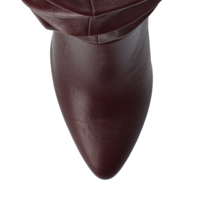 FLORETTA OVER THE KNEE BOOTS-Oxblood