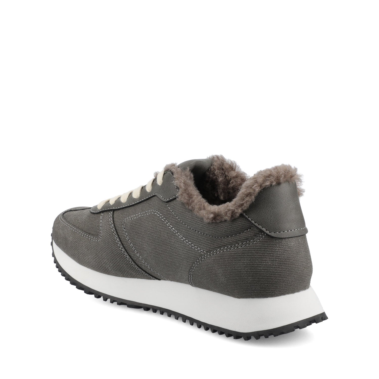 FLOW CASUAL LACE UP SNEAKERS - Charcoal