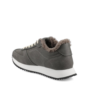 FLOW CASUAL LACE UP SNEAKERS - Charcoal