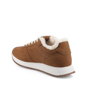 FLOW CASUAL LACE UP SNEAKERS - Cognac