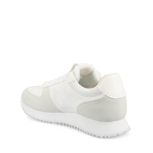 FLOW CASUAL LACE UP SNEAKERS - White