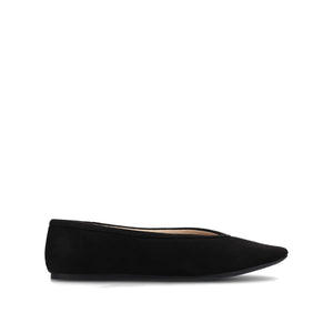 FORTUNE BALLET FLATS - Black Suede