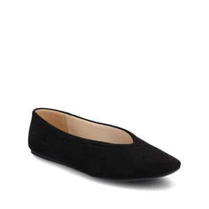 FORTUNE BALLET FLATS - Black Suede