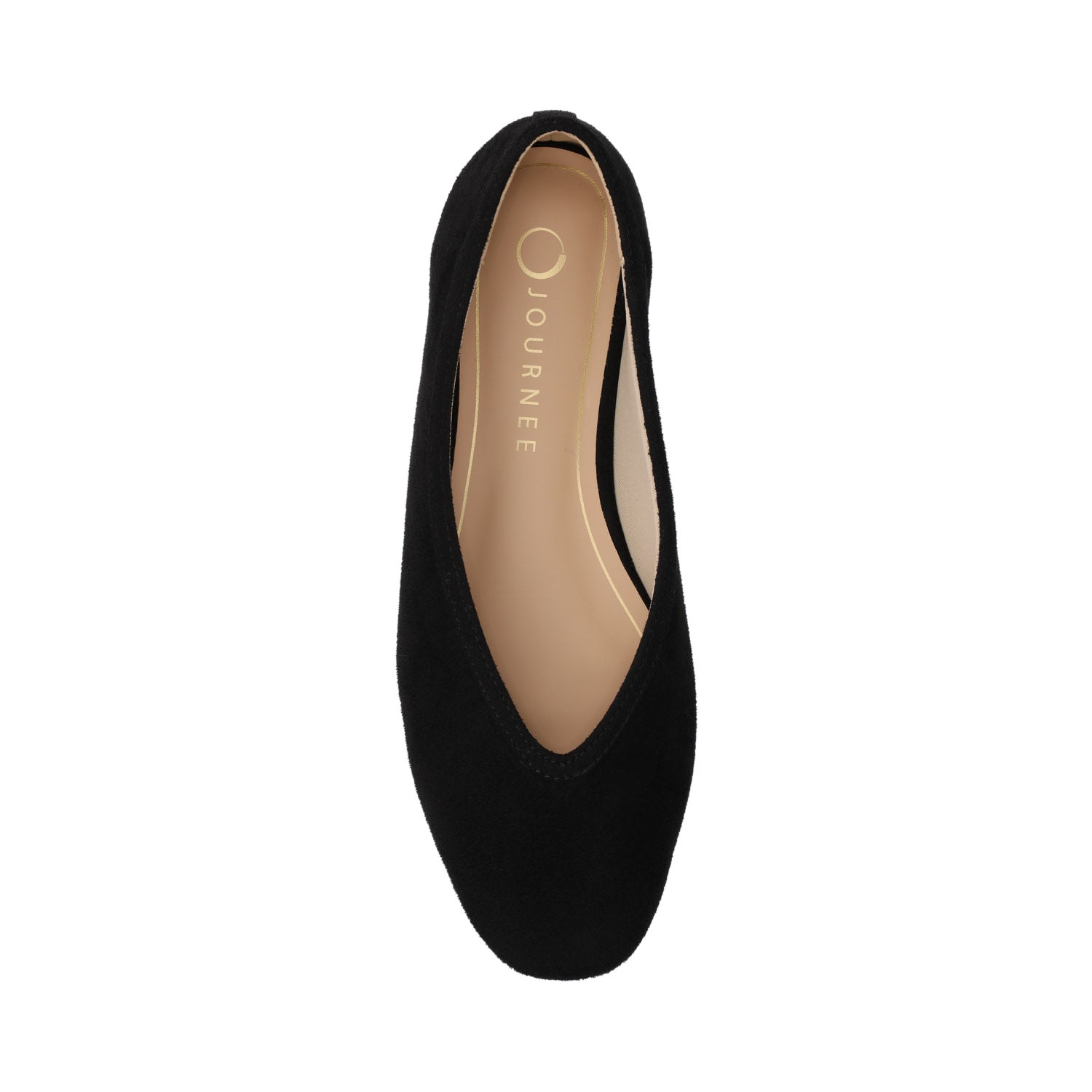 FORTUNE BALLET FLATS - Black Suede