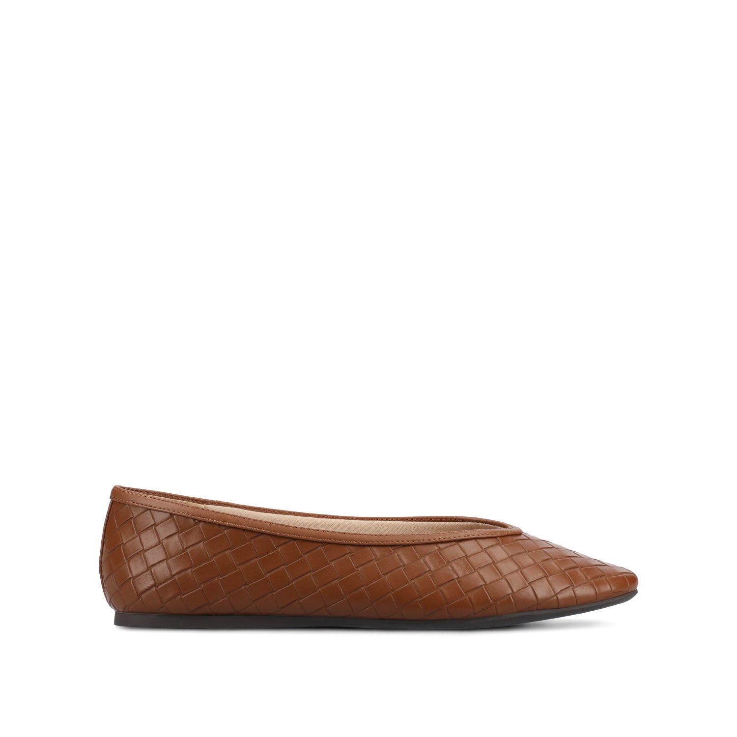 FORTUNE BALLET FLATS - Tan Woven