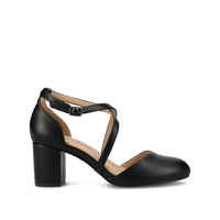 FOSTER D'ORSAY PUMP HEELS IN FAUX LEATHER