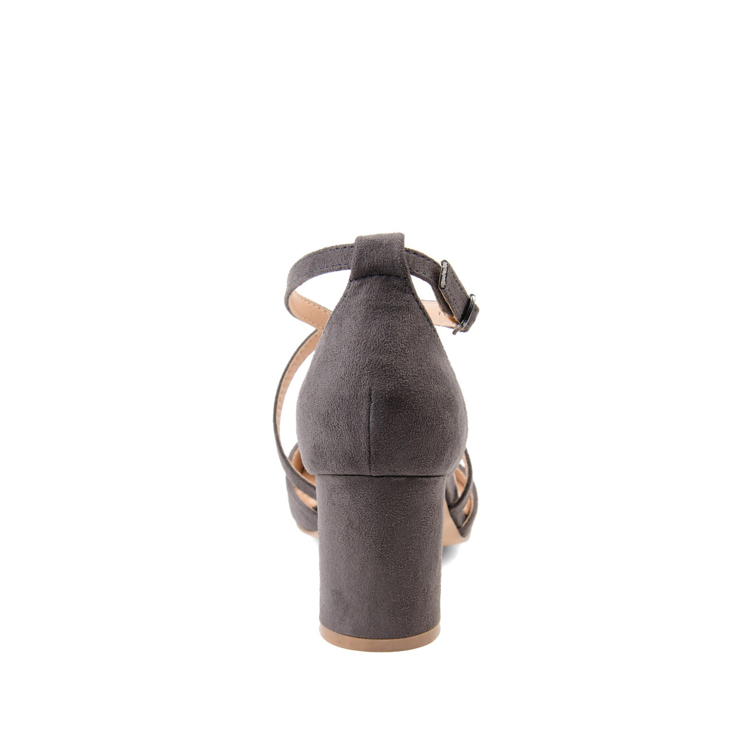 FOSTER D'ORSAY PUMP HEELS IN FAUX SUEDE - Grey