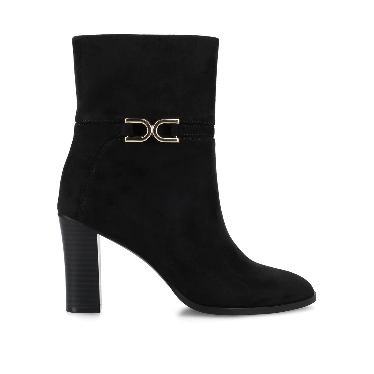FREYJA ANKLE BOOTIE - Black Suede