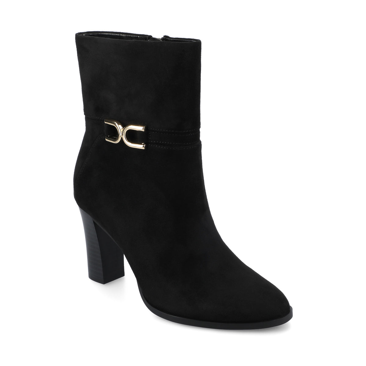 FREYJA ANKLE BOOTIE - Black Suede