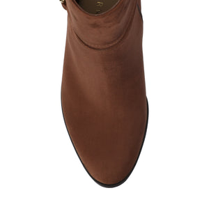 FREYJA ANKLE BOOTIE - Chocolate Suede