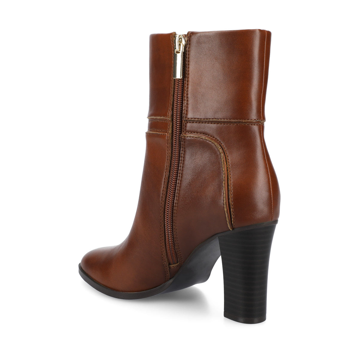 FREYJA ANKLE BOOTIE - Cognac Smooth