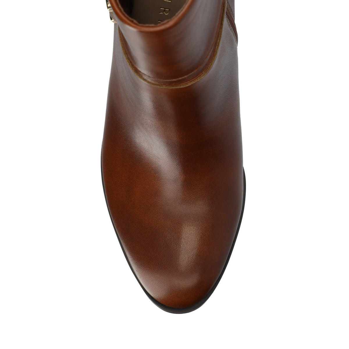FREYJA ANKLE BOOTIE - Cognac Smooth
