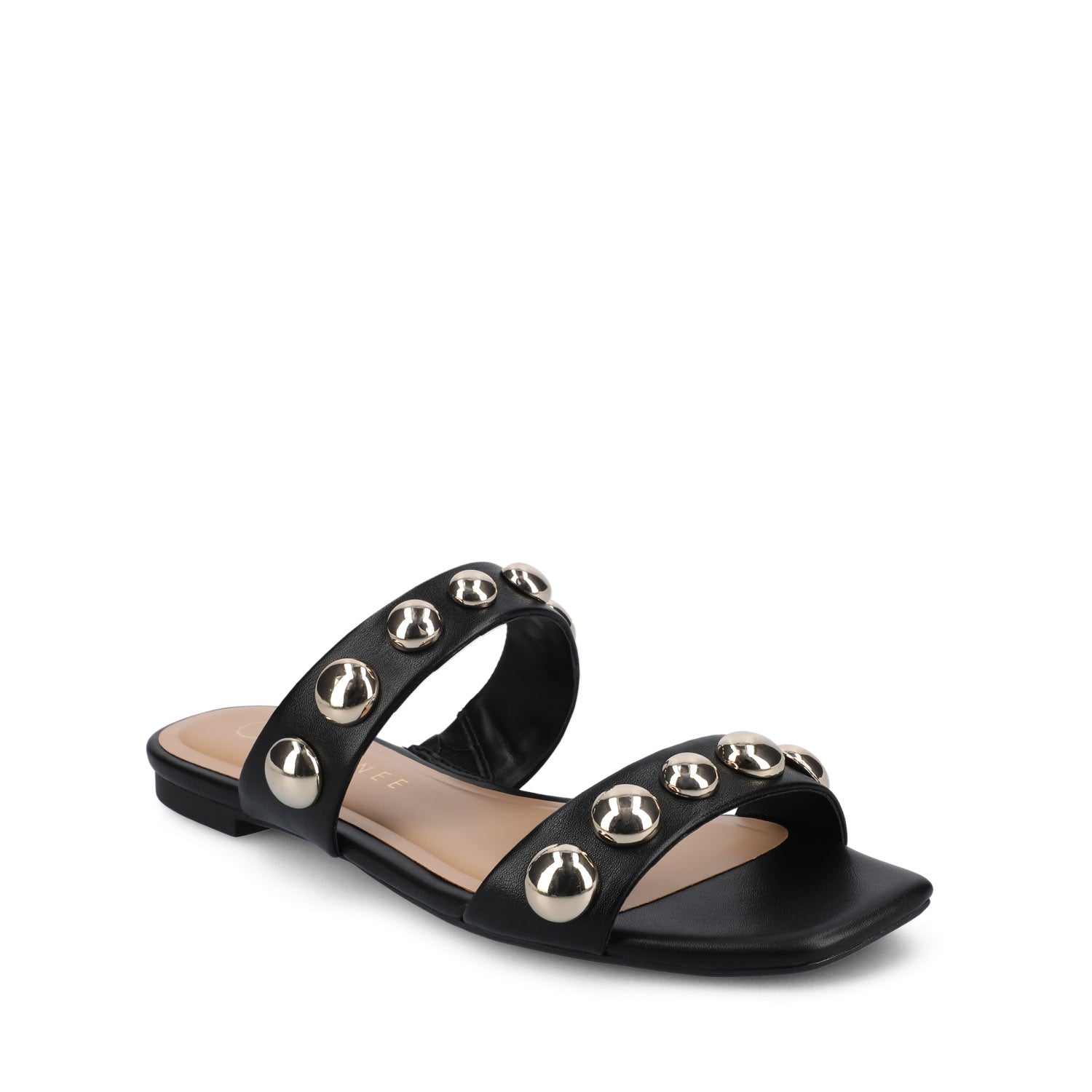 FRIDA SLIP ON SANDALS - Black/Gold