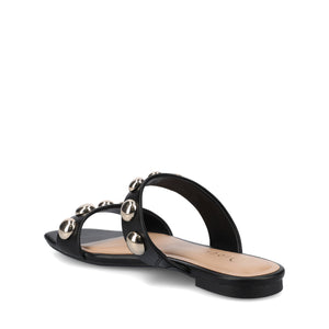 FRIDA SLIP ON SANDALS - Black/Gold