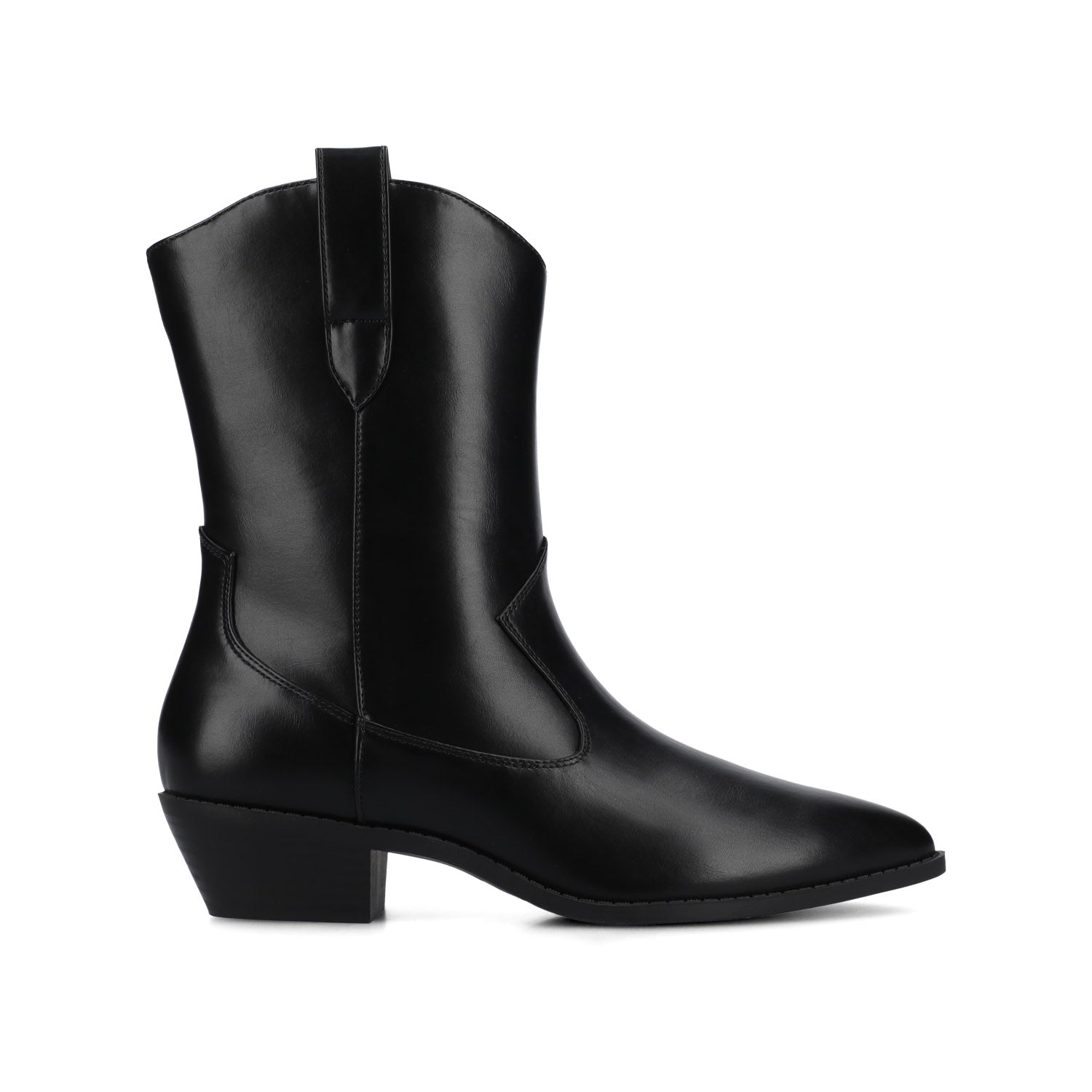 FRITZIE WESTERN ANKLE BOOTIES - Black