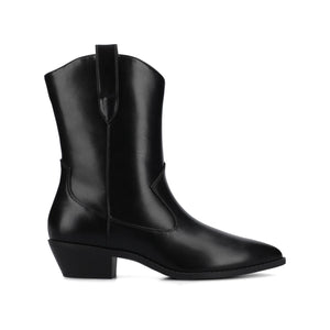 FRITZIE WESTERN ANKLE BOOTIES - Black