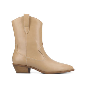 FRITZIE WESTERN ANKLE BOOTIES - Taupe