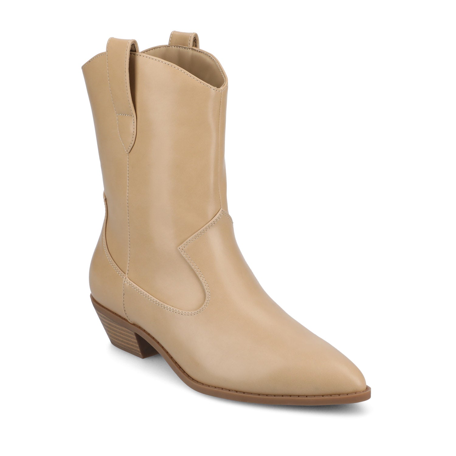 FRITZIE WESTERN ANKLE BOOTIES - Taupe