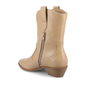 FRITZIE WESTERN ANKLE BOOTIES - Taupe