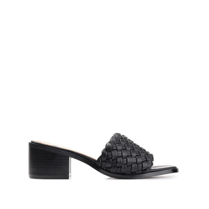 FYLICIA HEELED SANDALS IN VEGAN LEATHER - Black