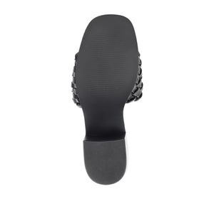 FYLICIA HEELED SANDALS IN VEGAN LEATHER - Black