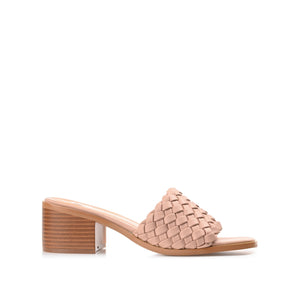 FYLICIA HEELED SANDALS IN VEGAN LEATHER - Blush