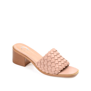 FYLICIA HEELED SANDALS IN VEGAN LEATHER - Blush