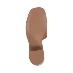 FYLICIA HEELED SANDALS IN VEGAN LEATHER - Tan