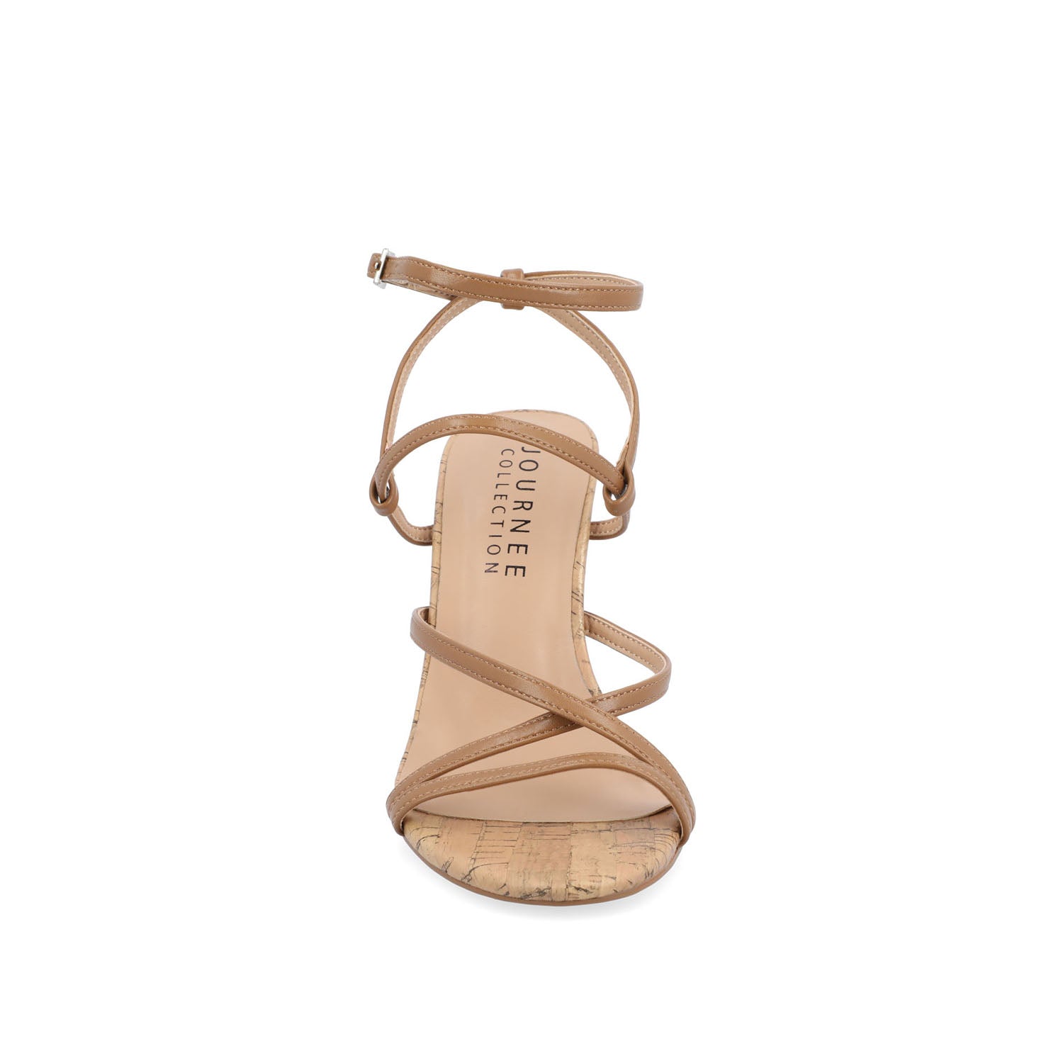 FYLISSA HEELED SANDALS IN VEGAN LEATHER - Tan