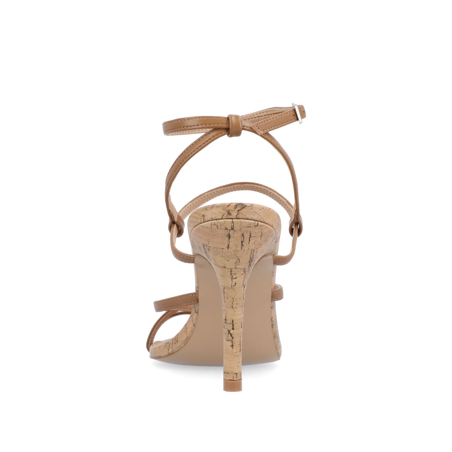 FYLISSA HEELED SANDALS IN VEGAN LEATHER - Tan