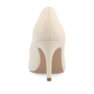 GABRIELLA STILETTO PUMP HEELS IN WARM SHADES - Cream