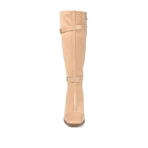 GAIBREE STRETCHY BOOTS IN WIDE CALF - Beige