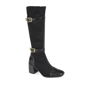 GAIBREE STRETCHY BOOTS IN WIDE CALF - Black