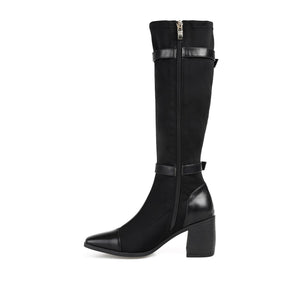 GAIBREE STRETCHY BOOTS IN X-WIDE CALF - Black